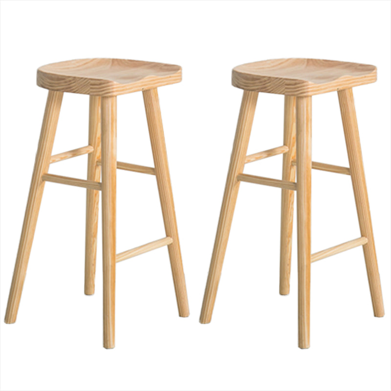 Industrial Rectangle Wooden Bar Table Set 1/4/5 Pieces Counter Table with Backless Stools