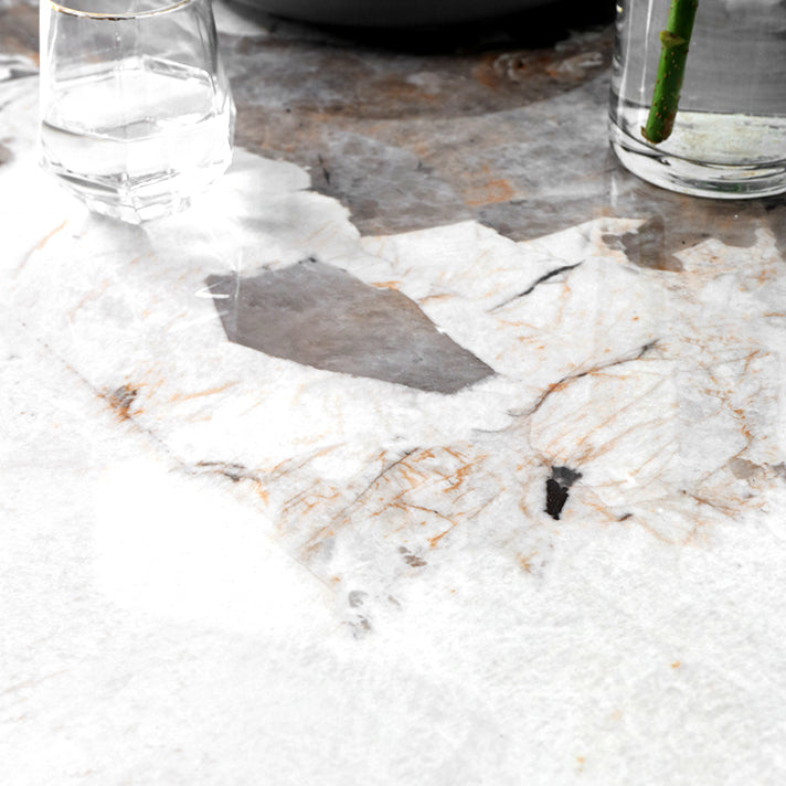 Modern Dining Set 1/4/5 Pieces Solid Wood Pedestal Dining Table with Chairs