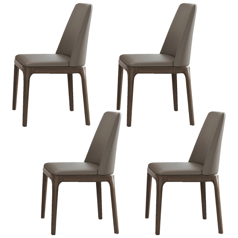 Modern Sintered Stone Top Dining Set Rectangle 1/4/5/7 Pieces Wooden Table Set