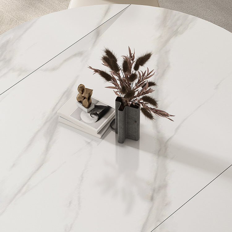 Modern Sintered Stone Dining Table Set 1/2/5/7/9 Pieces Dining Set for Home Use