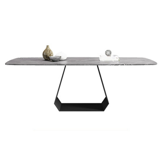 Modern Sintered Stone Dining Set Rectangle 1/4/5/7 Pieces Dining Area Table Set