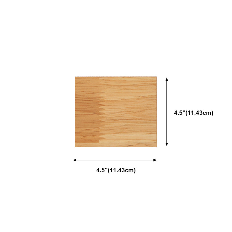 Modern Minimalist LED Wall Lamp Wooden Rectangular Wall Light for Bedroom