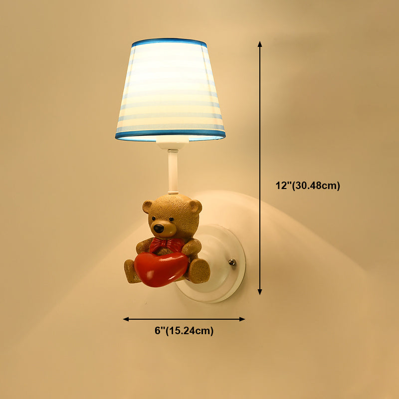 Modern Creative Wall Lamp Resin 1-Light Wall Light for Children's Room