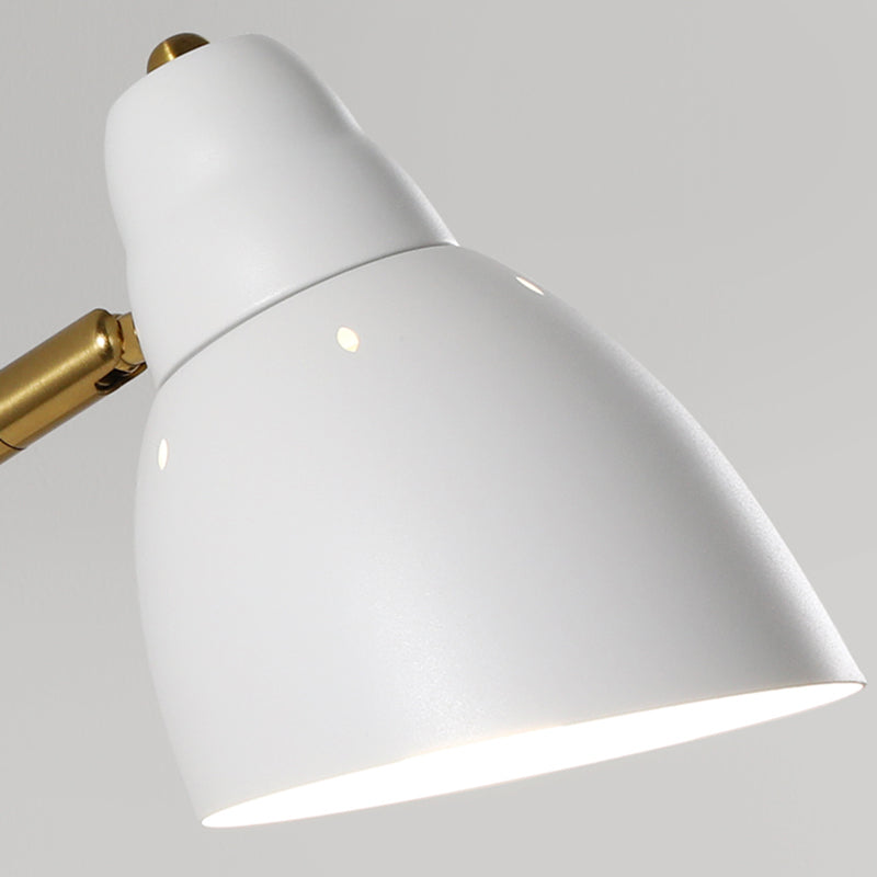 Black / White / Gold 1 - Light Wall Light Adjustable Metal Wall Armed Sconce