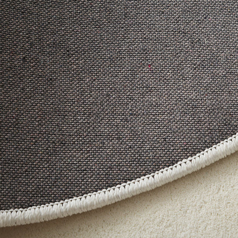 Modern Khaki Carpet Stripe Print Rug Polyester Stain Resistant Living Room Area Rug