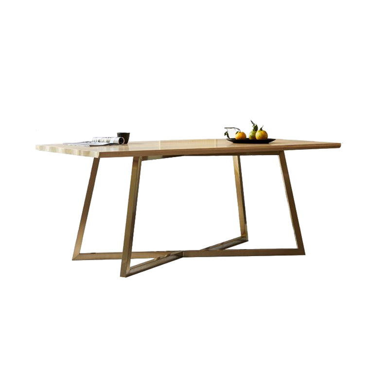 Modern Furniture Set 1/4/7 Pieces Rectangle Table Set with Solid Wood Dining Chairs