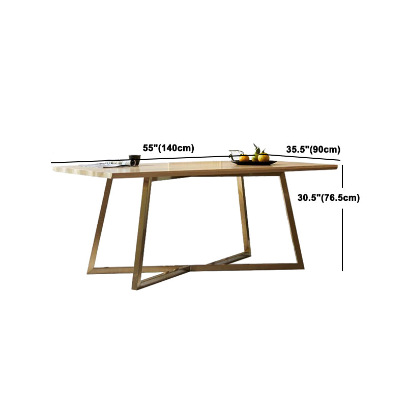 Modern Furniture Set 1/4/7 Pieces Rectangle Table Set with Solid Wood Dining Chairs