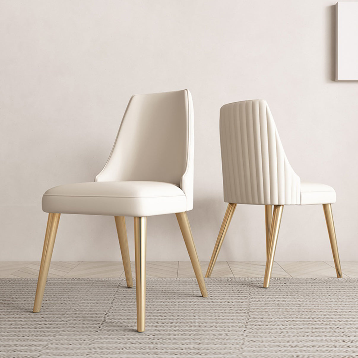 Modern Sintered Stone Dining Set Rectangle 1/4/5/7 Pieces Dining Room Table Set