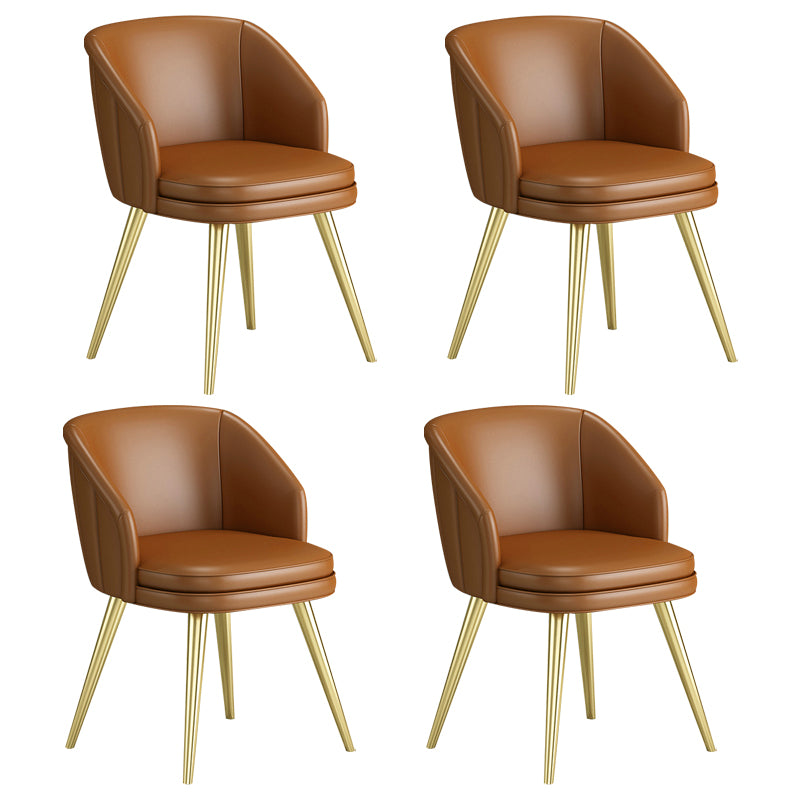 Glam Dining Set 1/4/5 Pcs Rectangle Sintered Stone Top Set with Parsons Chairs