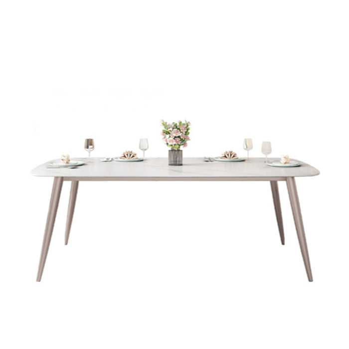 Modern Sintered Stone Dining Set Rectangle 1/2/5/7 Pieces Dining Room Table Set