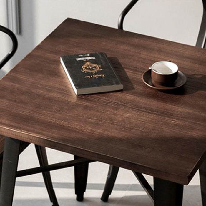 Industrial Dining Chairs Set 1/2/5 Pcs Metal Dining Table and Chairs