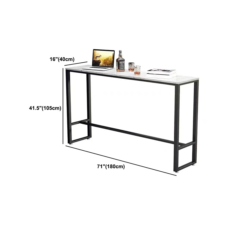 Living Room Counter Set 1/2/3 Pieces Rectangle White Counter Height Set