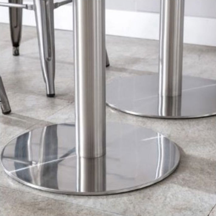 1/2/3/5 Pieces Industrial Bar Set Stainless Steel Bar Stool and Table Set