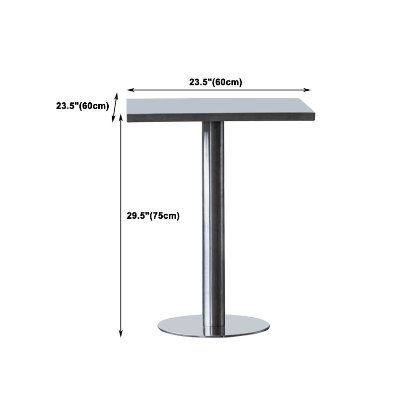 1/2/3/5 Pieces Industrial Bar Set Stainless Steel Bar Stool and Table Set