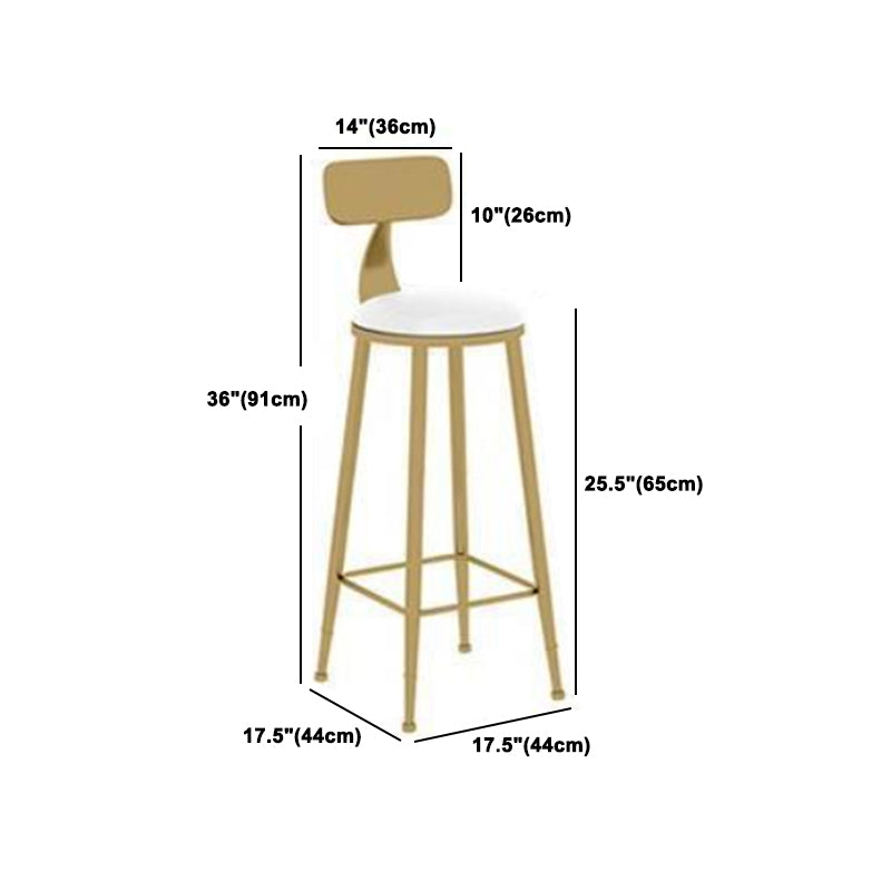 Glam 1/3/5 Pieces Bar Table Set Round Stone Counter Table with High Stools