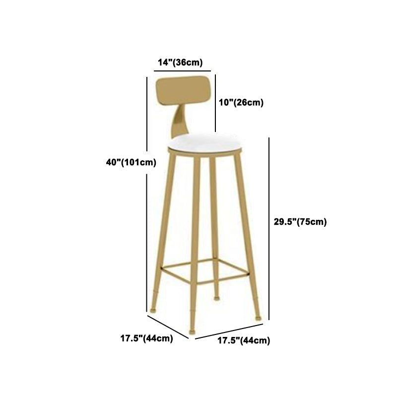 Glam 1/3/5 Pieces Bar Table Set Round Stone Counter Table with High Stools