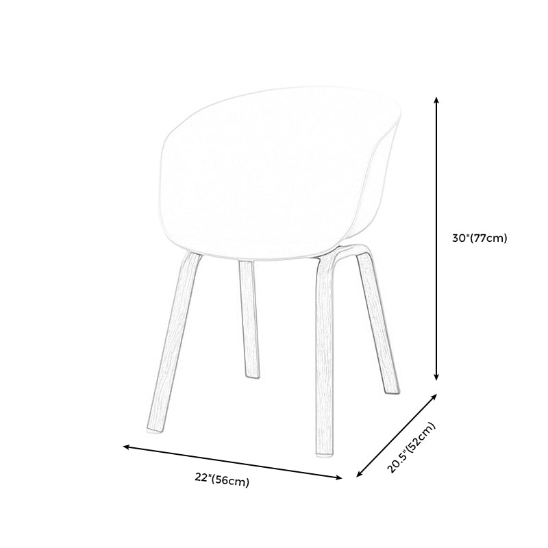 Barrel Chair 22.04" L x 30.31" W x 35.43" H Fino Barrel Accent Chair for Living Room