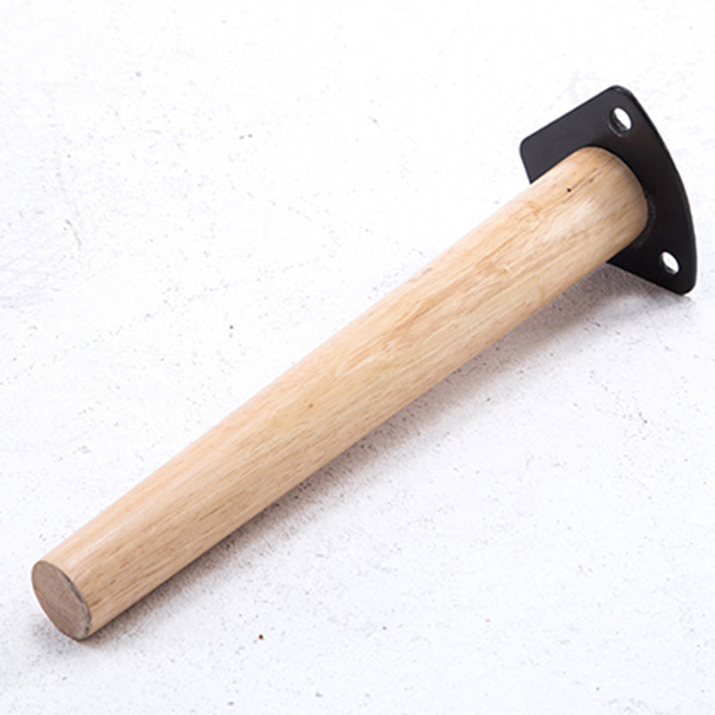 Velvet Chair with Sloped Arms and Basic Four Wooden Legs for Apartment