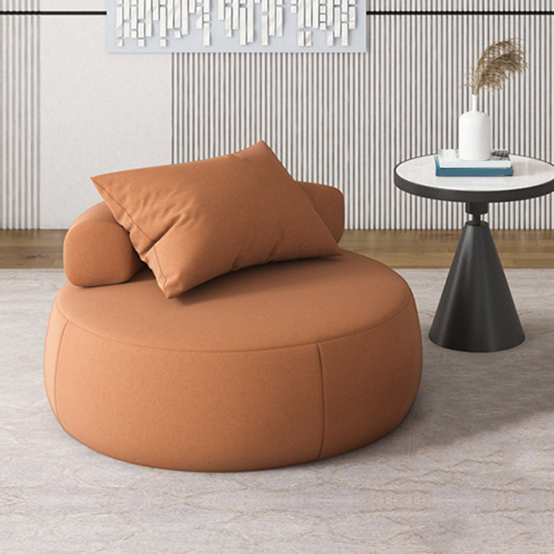 Faux Leather Chair Armless Solid Wood Frame Chair for Living Room