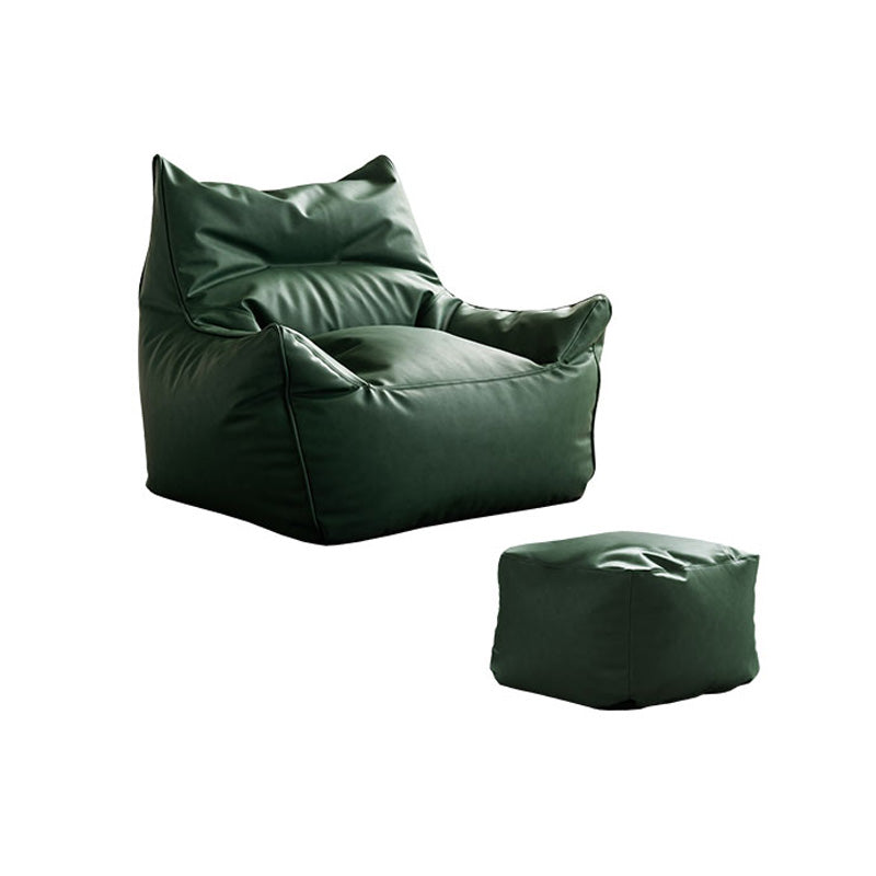 39.37"L x 35.43"W x 25.59"H Microfiber Accent Chair,Modern Flared Arms Chair