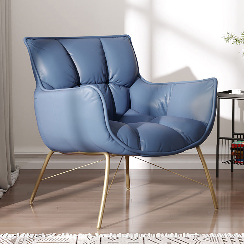 Faux Leather Arm Chair 28.34" L x 28.74" W x 33.85" H Accent Armchair for Living Room