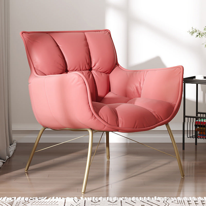 Faux Leather Arm Chair 28.34" L x 28.74" W x 33.85" H Accent Armchair for Living Room