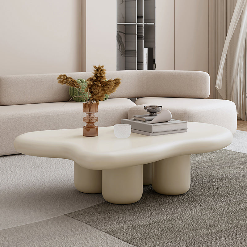 Solid Wood 4 Legs Cocktail Table Single Table Nordic Coffee Table