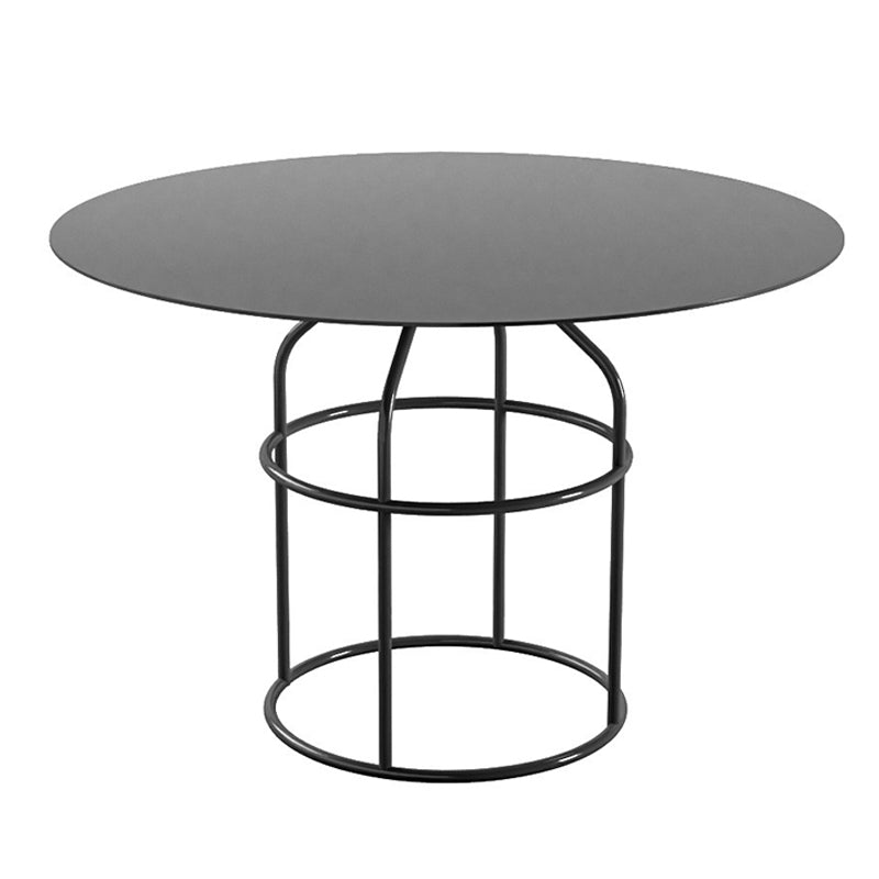 Pink / Black /gold /white Metal Frame Round Top Coffee Table