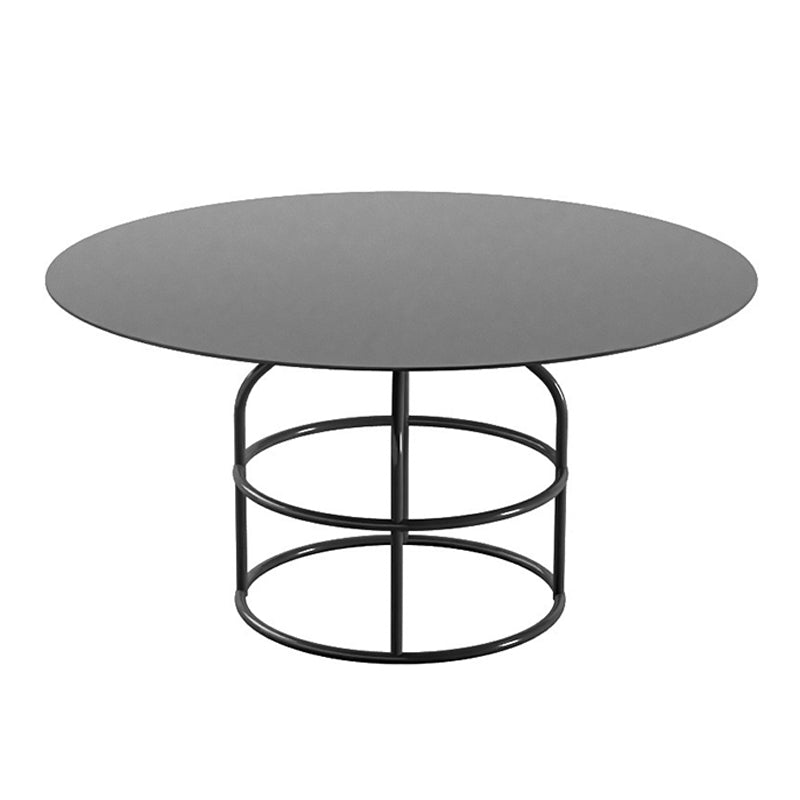 Pink / Black /gold /white Metal Frame Round Top Coffee Table