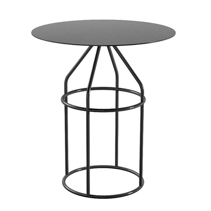 Pink / Black /gold /white Metal Frame Round Top Coffee Table