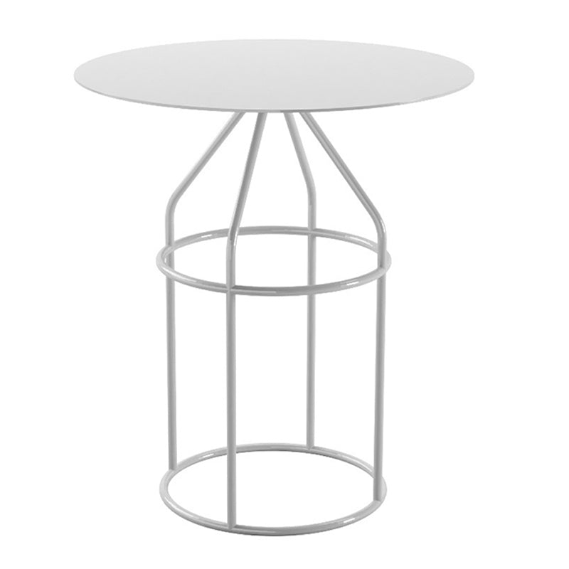 Pink / Black /gold /white Metal Frame Round Top Coffee Table