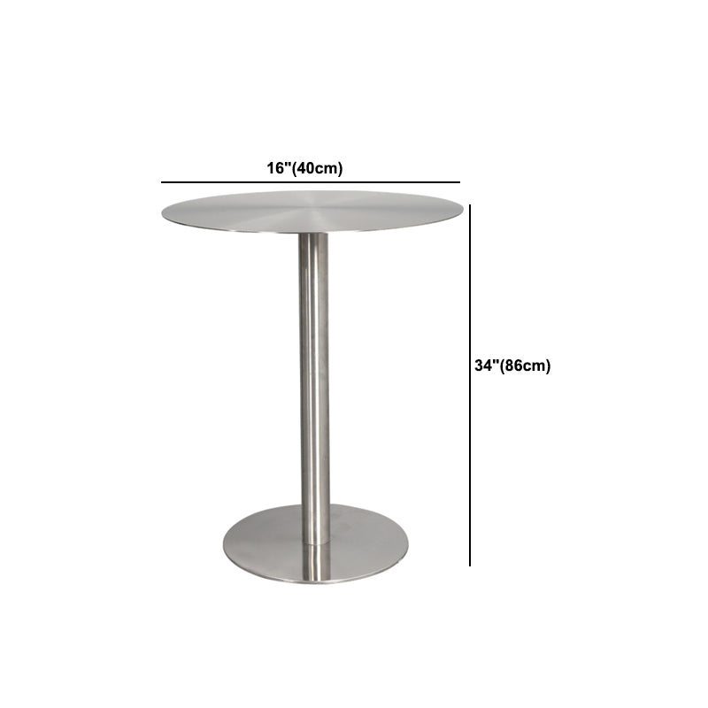 Mid-Century Modern Cocktail Table Pedestal 1 Single Coffee Table