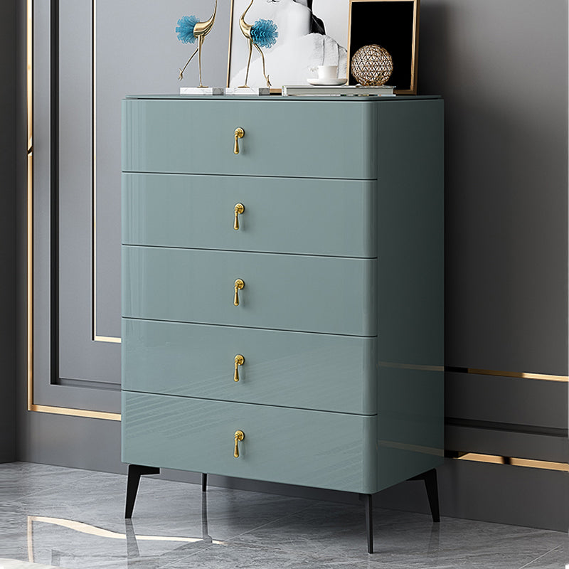 Classic Glam Engineer Wood Dresser Bedroom Storage Chest Dresser with Drawer