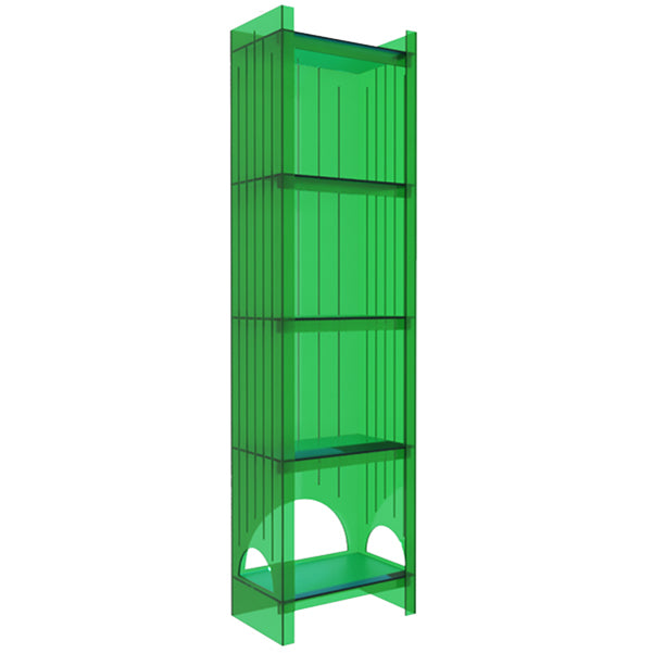Acrylic Closed Back Storage Bookshelf Nordic Home Office Standard Bookcase