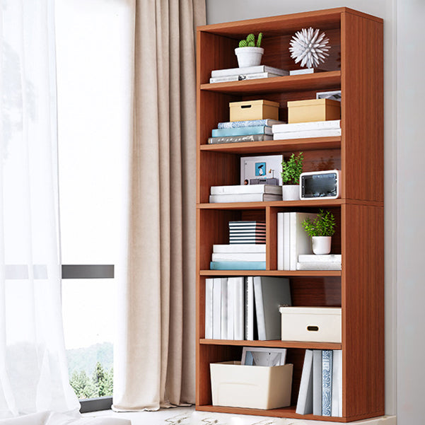 Engineer Wood Bookcase Modern Style Minimalist Home Bookshelf