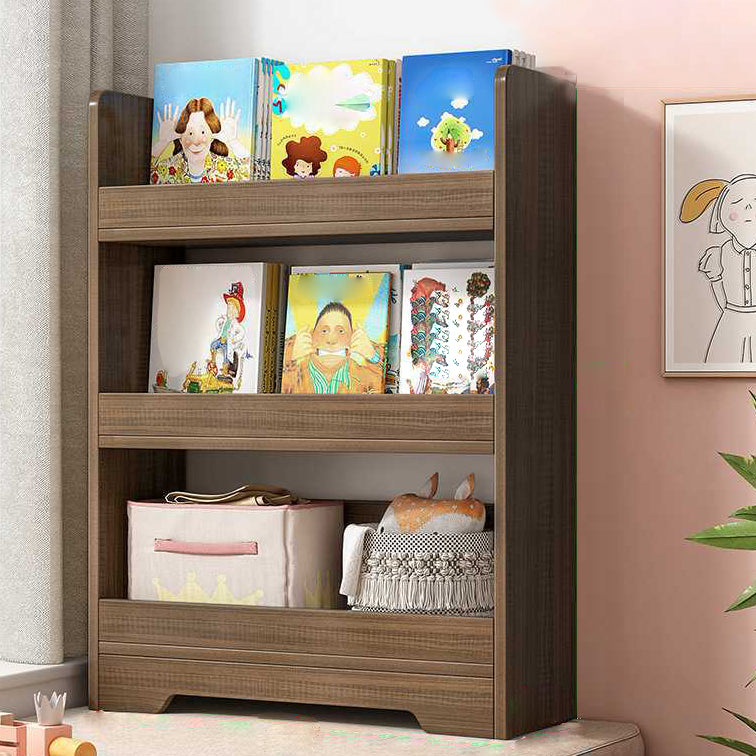 Engineer Wood Bookcase Modern Style Minimalist Home Bookshelf