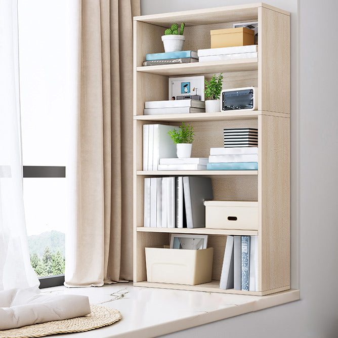 Engineer Wood Bookcase Modern Style Minimalist Home Bookshelf