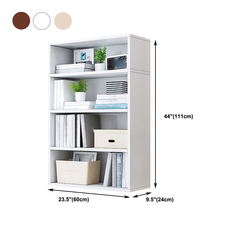 Engineer Wood Bookcase Modern Style Minimalist Home Bookshelf