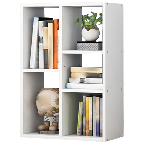 Wooden Bookcase Modern Style Minimalist Home Office Bookshelf