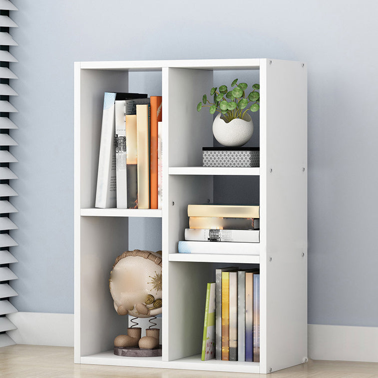 Wooden Bookcase Modern Style Minimalist Home Office Bookshelf