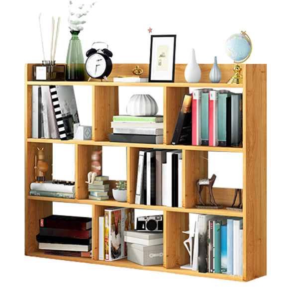 Wooden Bookcase Modern Style Minimalist Home Office Bookshelf
