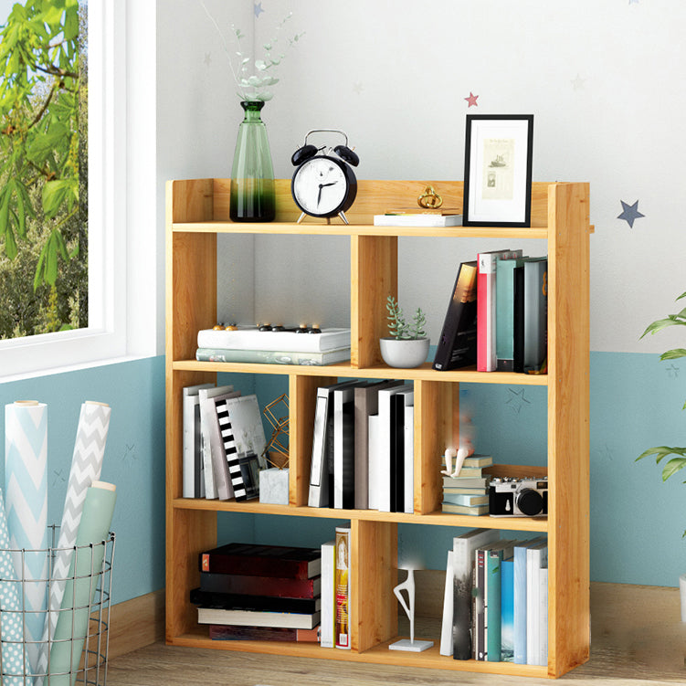 Wooden Bookcase Modern Style Minimalist Home Office Bookshelf