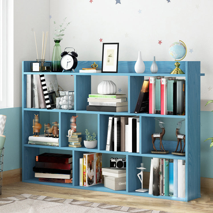 Wooden Bookcase Modern Style Minimalist Home Office Bookshelf
