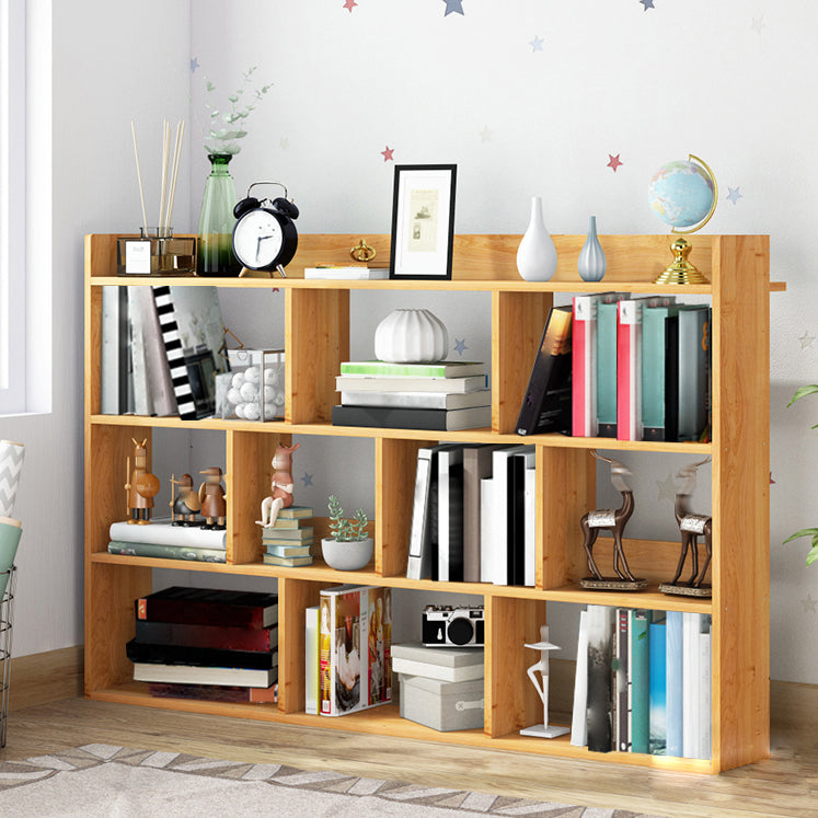 Wooden Bookcase Modern Style Minimalist Home Office Bookshelf