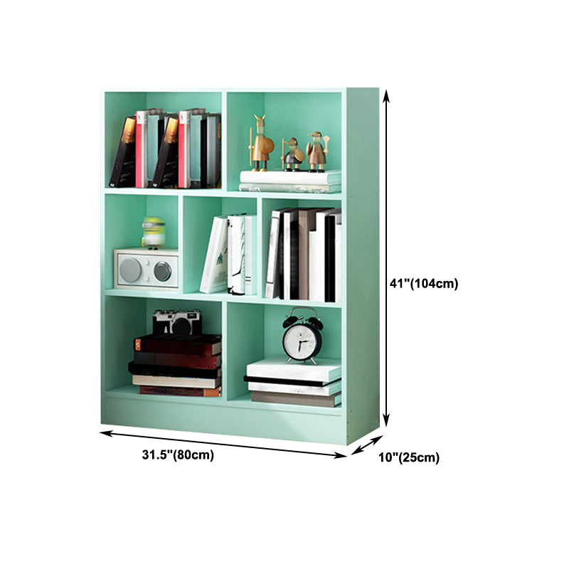 Wooden Bookcase Modern Style Minimalist Home Office Bookshelf