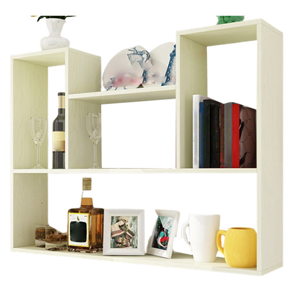 Scandinavian Manufactured Wood Floating Bookcase 23.6"H Bookcase
