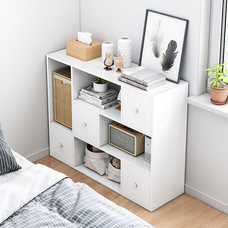 Wooden Bookcase Modern Style Home Office Standard Book Shelf