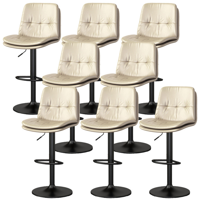 Nordic Style Bar Stool Liftable Counter Bar-stool with Metal Legs