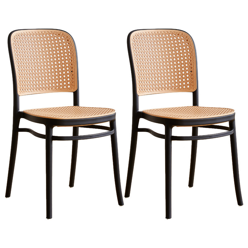 Nordic Style Bar-stool Plastic Bar Stool with Plastic Legs for Home
