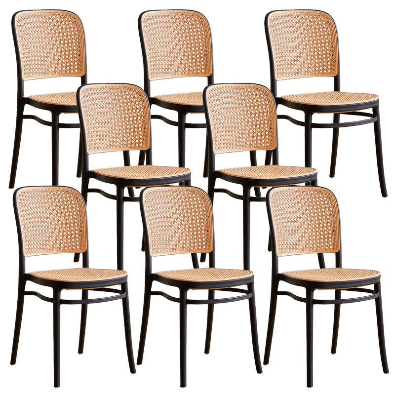 Nordic Style Bar-stool Plastic Bar Stool with Plastic Legs for Home